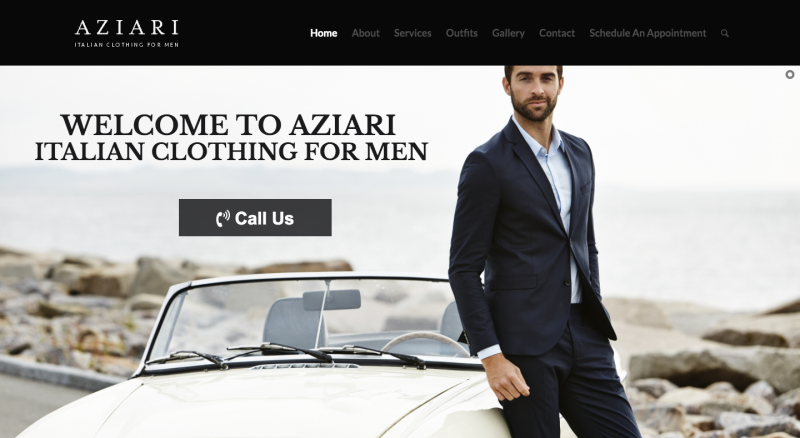 kinect marketing portfolio aziari italian clothing for men miami